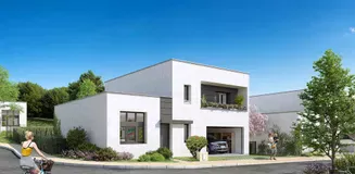 Vue extérieure Programme immobilier neuf Domaine de Vanier à Crépy-en-Valois | Kaufman & Broad