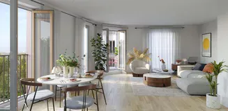 Vue extérieure Programme immobilier neuf Les Jardins Kléber à Pantin | Kaufman & Broad