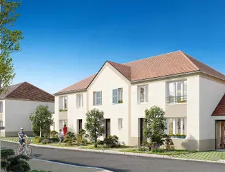 Vue extérieure Programme immobilier neuf Domaine de Vanier à Crépy-en-Valois | Kaufman & Broad