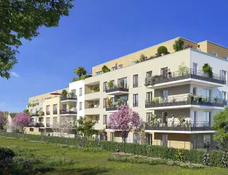 Vue extérieure Programme immobilier neuf Le Domaine des Ruelles à Plaisir | Kaufman & Broad