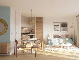 Perspective intérieure La Clairière à Paimpol | Kaufman and Broad