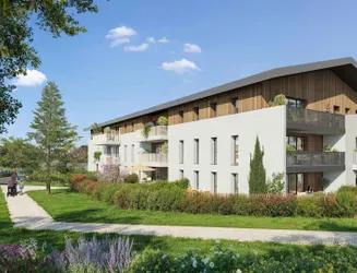 Perspective extérieure - Programme immobilier neuf - Symbiose à Faverges - Kaufman and Broad