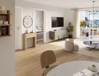 Vue interieure Programme immobilier neuf Art de Rives à Huningue - Kaufman and Broad