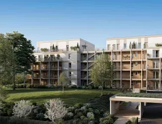 Perspectiveextérieure_Programmeimmobilierneuf_ Madera à Lyon 05 / Kaufman and Broad