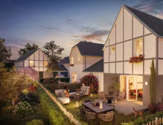 Vue extérieure Programme immobilier neuf Villas des Mielles à Hauteville-sur-Mer | Kaufman & Broad