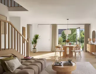Vue intérieure maison programme immobilier neuf Grand Large à Barneville-Carteret | Kaufman and Broad