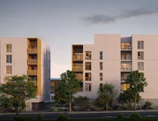 Vue extérieure programme immobilier neuf Le Grand Chêne à Saint-Herblain | Kaufman and Broad