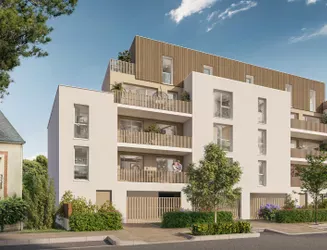Vue extérieure programme immobilier neuf Cîméa à Saint-Herblain | Kaufman and Broad
