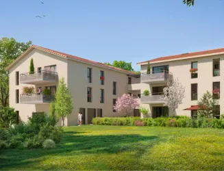 Vueextérieure - Programme Immobilier Neuf - Jardin des Songes à La Tour de Salvagny - Kaufman and Broad