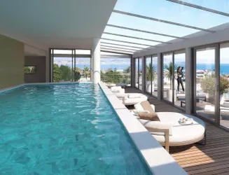 Vue extérieure Programme immobilier neuf Nouvelle Vague à Antibes | Kaufman & Broad