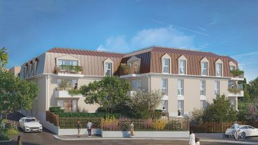 Vue extérieure du programme immobilier neuf L'Orée du Puits à Moussy-le-Vieux