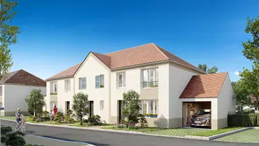 Vue extérieure Programme immobilier neuf Domaine de Vanier à Crépy-en-Valois | Kaufman & Broad
