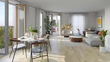 Vue extérieure Programme immobilier neuf Les Jardins Kléber à Pantin | Kaufman & Broad