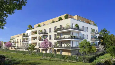 Vue extérieure Programme immobilier neuf Le Domaine des Ruelles à Plaisir | Kaufman & Broad