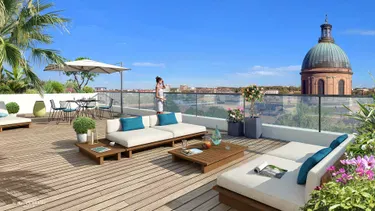 Vue extérieure Programme immobilier neuf Cour du Dôme à Toulouse | Kaufman & Broad
