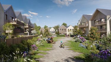 Vue exterieure programme immobilier neuf Côté Baie à Saint-Quay-Portrieux | Kaufman & Broad