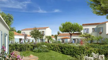 55051 - Vue Extérieur - Programme immobilier neuf - Arenaria à St Georges D'Oléron
