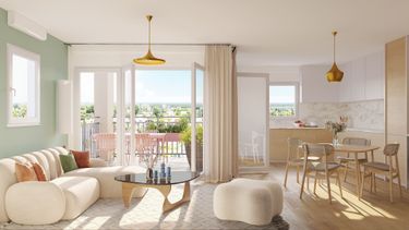 Perspective intérieure à Jullouville résidence Villa 1882| Kaufman and Broad