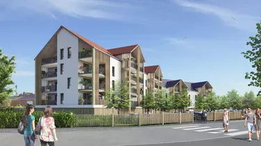 Vue extérieure programme immobilier neuf La Marina à Dives-sur-Mer | Kaufman & Broad