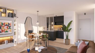 Vue interieure programme immobilier neuf Le Grand Chêne à Saint-Herblain | Kaufman and Broad