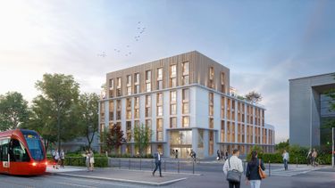 Vue extérieure programme immobilier neuf Néméa Le Mans Université au Mans | Kaufman and Broad