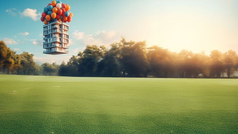 immeuble ballons
